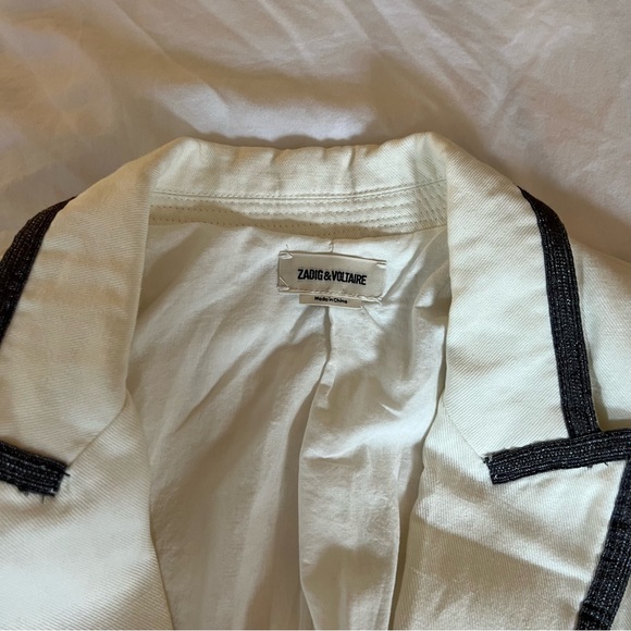 ZADIG & VOLTAIRE White Blazer - Picture 4 of 6